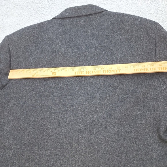Vintage Macy's Club Room Blazer Mens 46L Gray 100% Camel Hair Blazer - Picture 8 of 10